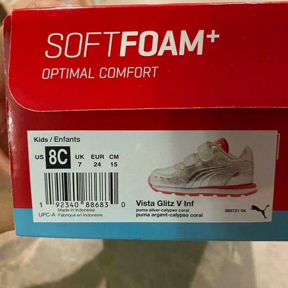 Puma toddler soft foam vista glitz V inf - Picture 1 of 4